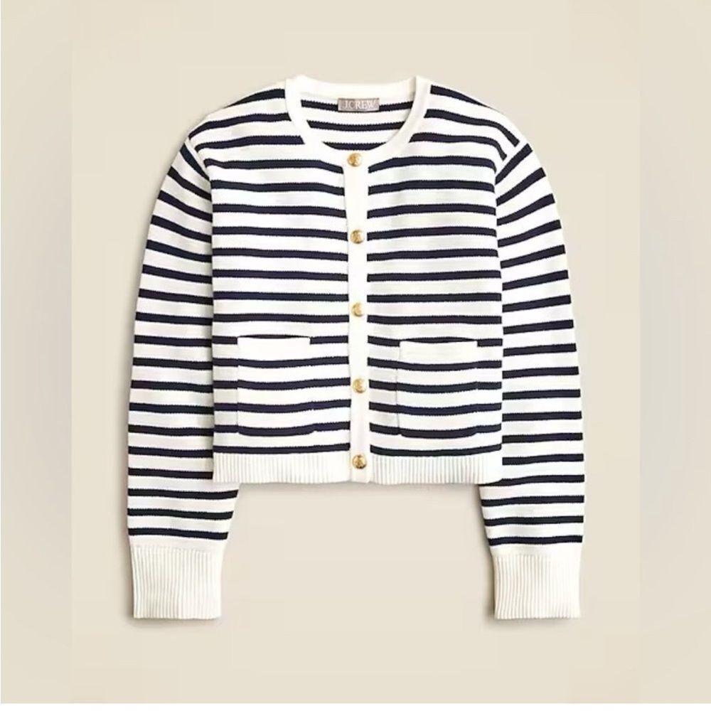 J.Crew NWT Emelie Cardigan Sweater Jacket Sz M - Picture 4 of 14